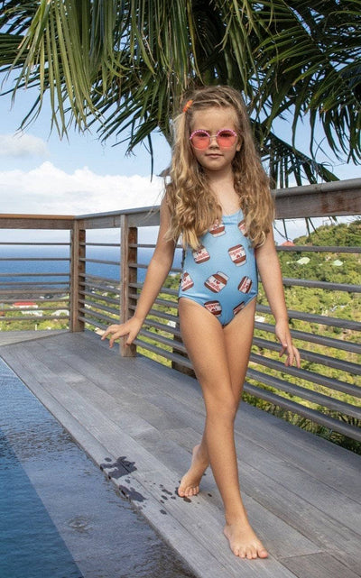 Lola + The Boys Swimwear Girls Nutella Swimsuit