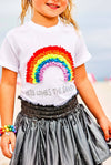 Lola + The Boys T SHIRTS 3-D rainbow T Shirt