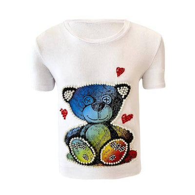 Lola + The Boys T SHIRTS Rainbow Bear T Shirt