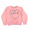 Lola + The Boys Top Light Bright Love Sweatshirt