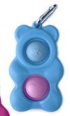 Top Trenz Toy Blue Gummy Bear Fidget Keychains
