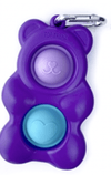 Top Trenz Toy Purple Gummy Bear Fidget Keychains