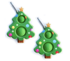 Top Trenz Toy Christmas Tree Holiday Fidget Keychains