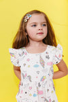 Lola + The Boys Unicorns and Ice Cream Cones Dress