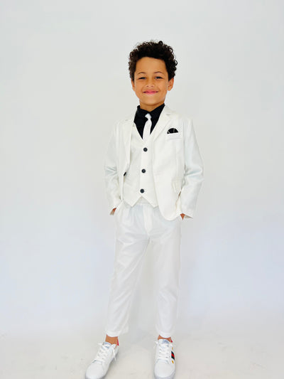 Lola + The Boys White night special occasion suit